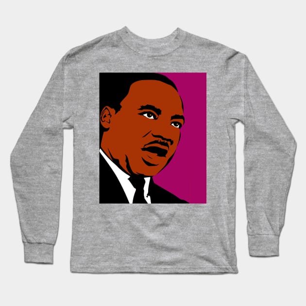 MLK Long Sleeve T-Shirt by truthtopower